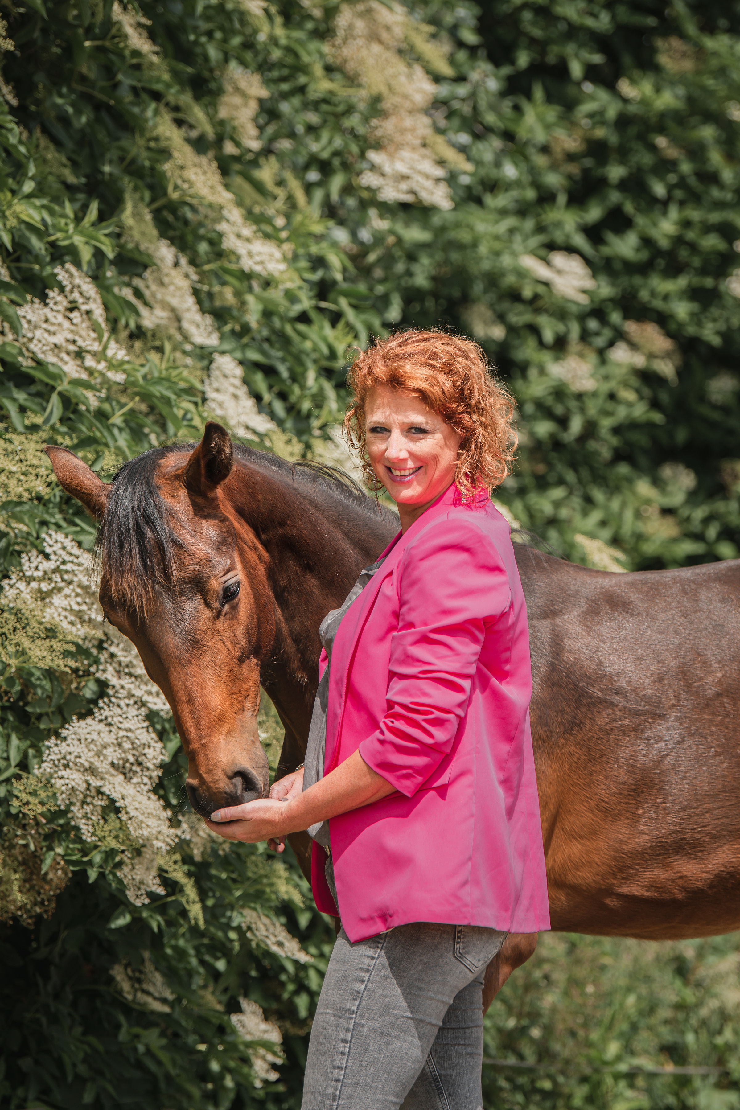 Irina en paard
