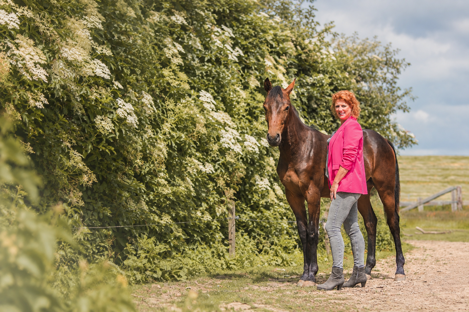 Irina met paard